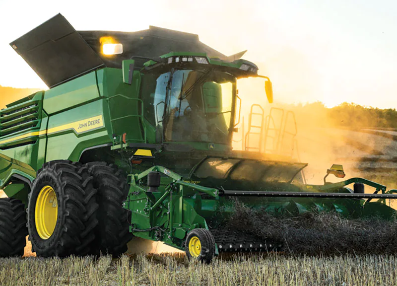 john deere harvester